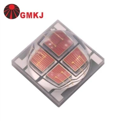 Yuqori quvvatli 5050 4 chiplar Qizil rangli Smd LED 620nm 630nm qizil LED